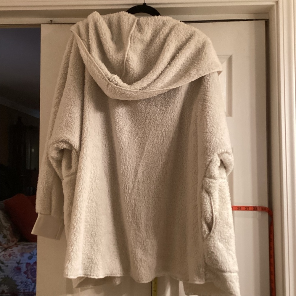 Charlie Paige Cream Women's Cardigan with hood - Picture 3 of 5